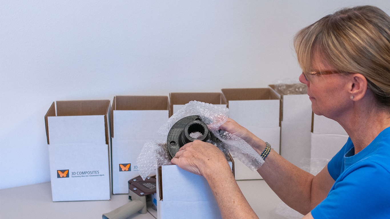 Shipping 3D objects